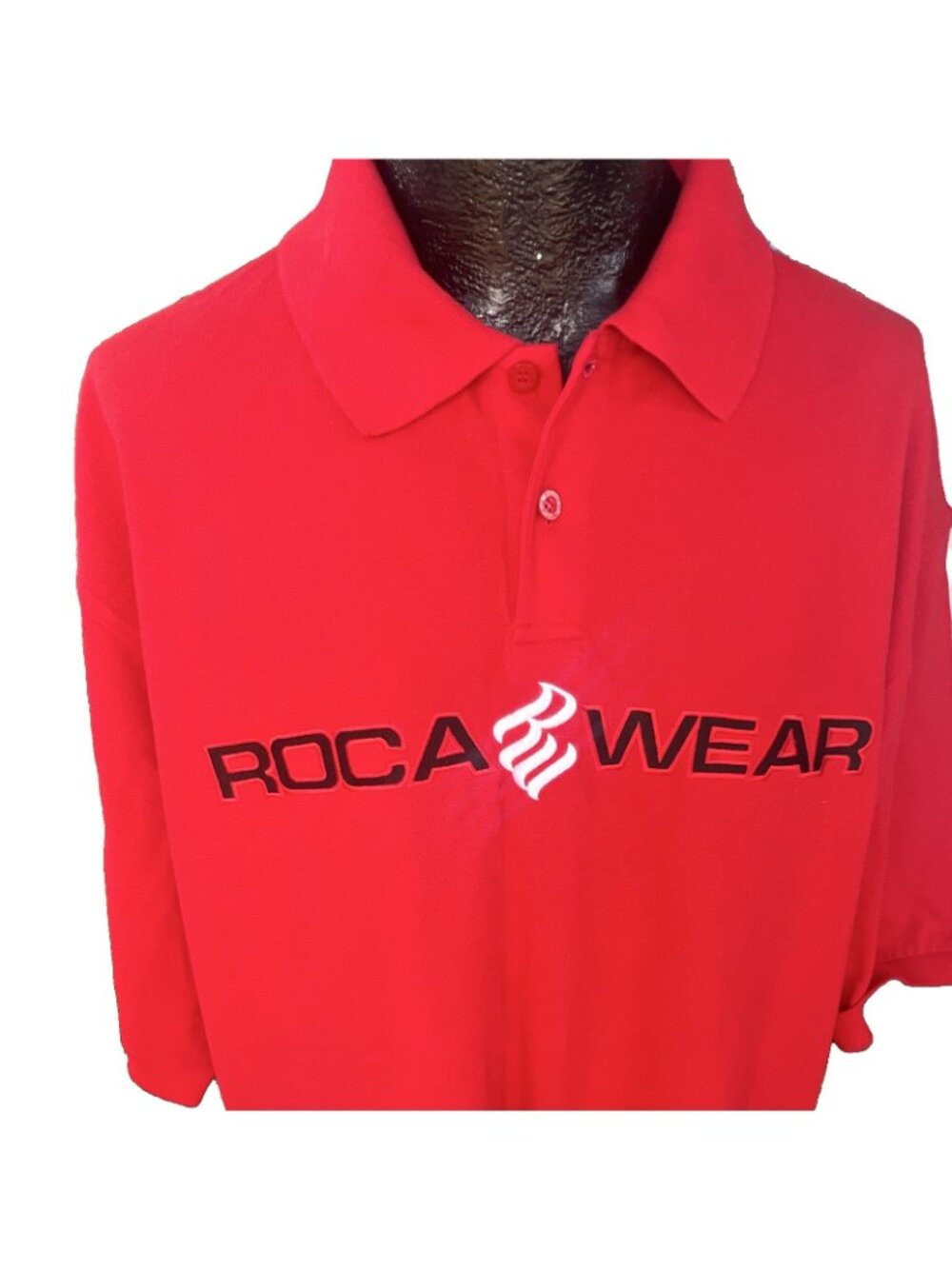 Vintage Rocawear Mens XL Red Embroidered Short Sleeve Polo Shirt Y2K - Picture 2 of 7